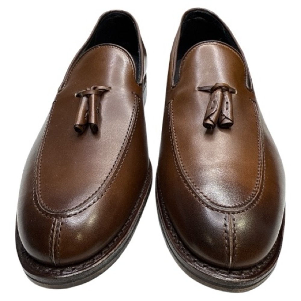 ALLEN EDMONDS NWOT MEN’S SPRING STREET TASSEL LOAFER CHILI LEATHER SZ 10.5 - Picture 2 of 11